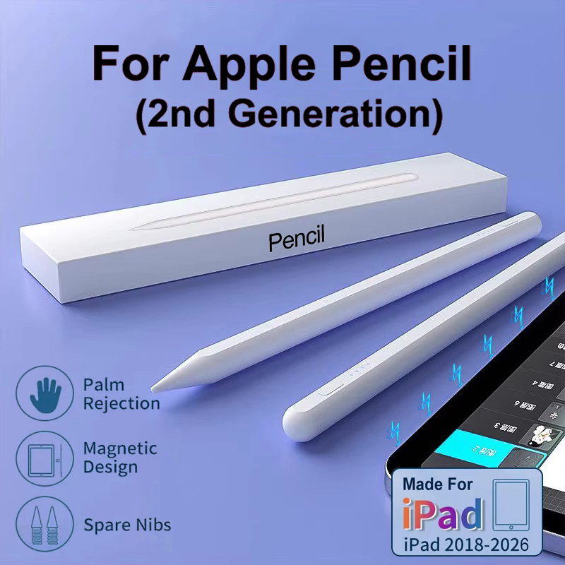 Tablet Drawing Accessories - ดินสอแอปเปิ้ลของแท้รุ่น2ND ไอแพดดินสอ2สไตลัสสัมผัสสำหรับ iPad Pro Air 11