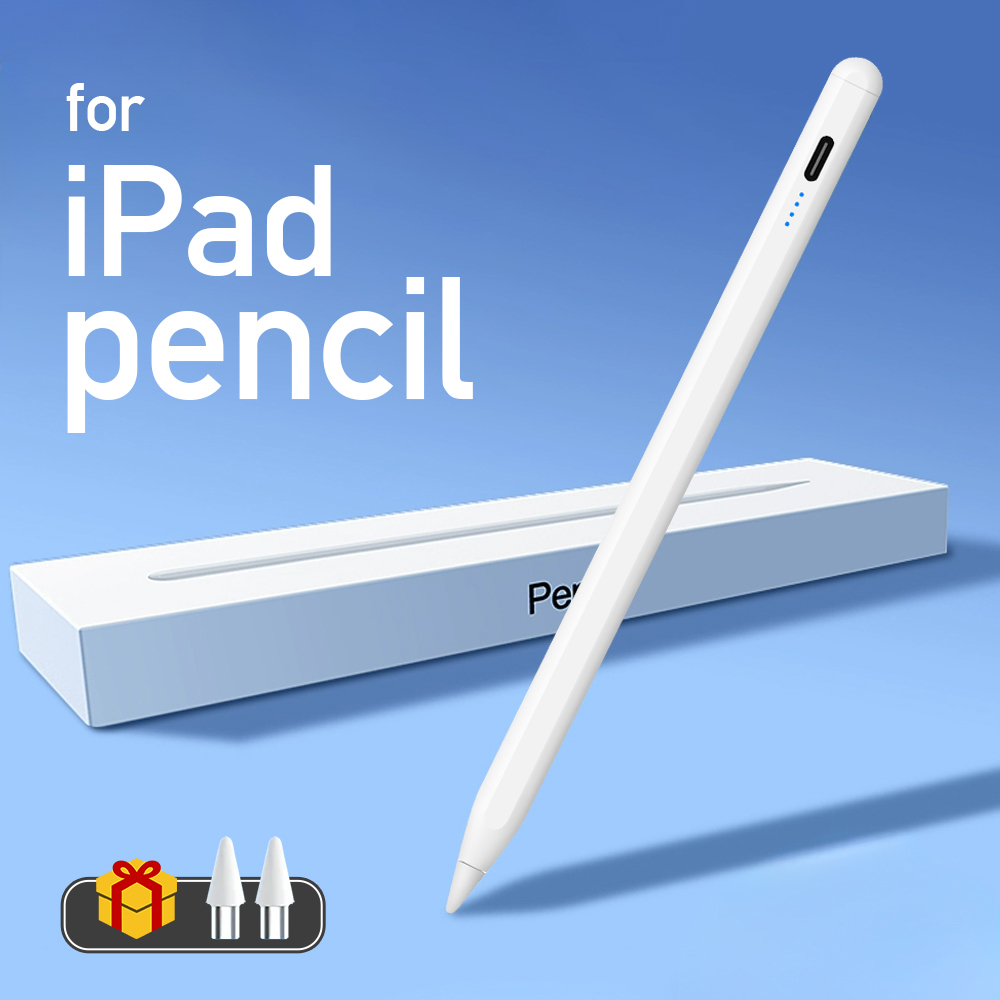 Tablet Accessories Kids - ปากกาสไตลัสสำหรับ Apple Pencil พร้อมไฟแสดงสถานะพลังงาน LED ป้องกันการสัมผัสโดยไม่ตั้งใจ