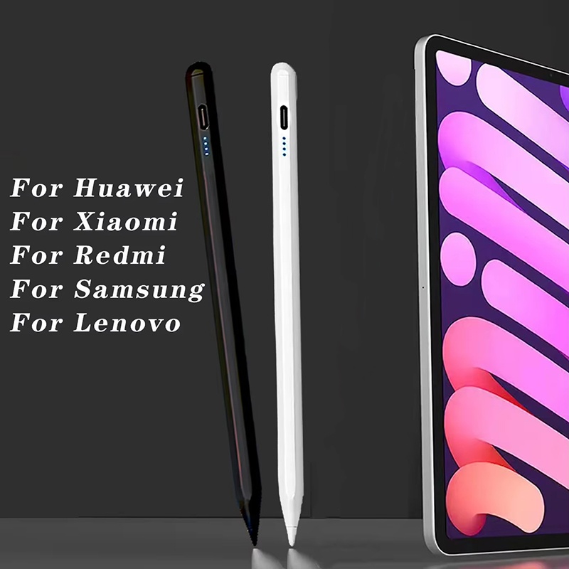 Tablet Accessories Samsung - ปากกาสไตลัสหน้าจอสัมผัสอเนกประสงค์ พร้อมแม่เหล็กดูดติด อุปกรณ์เสริมสำหรับแท็บเล็ต สำหรับ Huawei Xiaomi