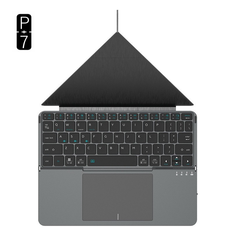 Tablet Accessories Keyboard - Ibox 11 คีย์บอร์ดพับได้สำหรับแท็บเล็ต เชื่อมต่อบลูทูธได้ทุกอุปกรณ์ พร้อมเคสตั้งสำหรับแท็บเล็ต Android