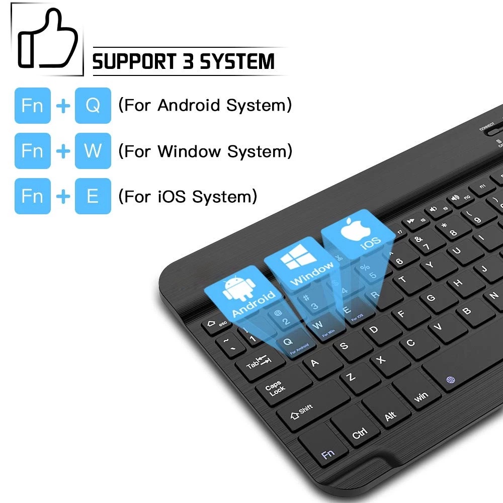 คีย์บอร์ดไร้สายสากลสำหรับซัมซุ - Tablet Accessories Keyboard บทวิจารณ์และราคา