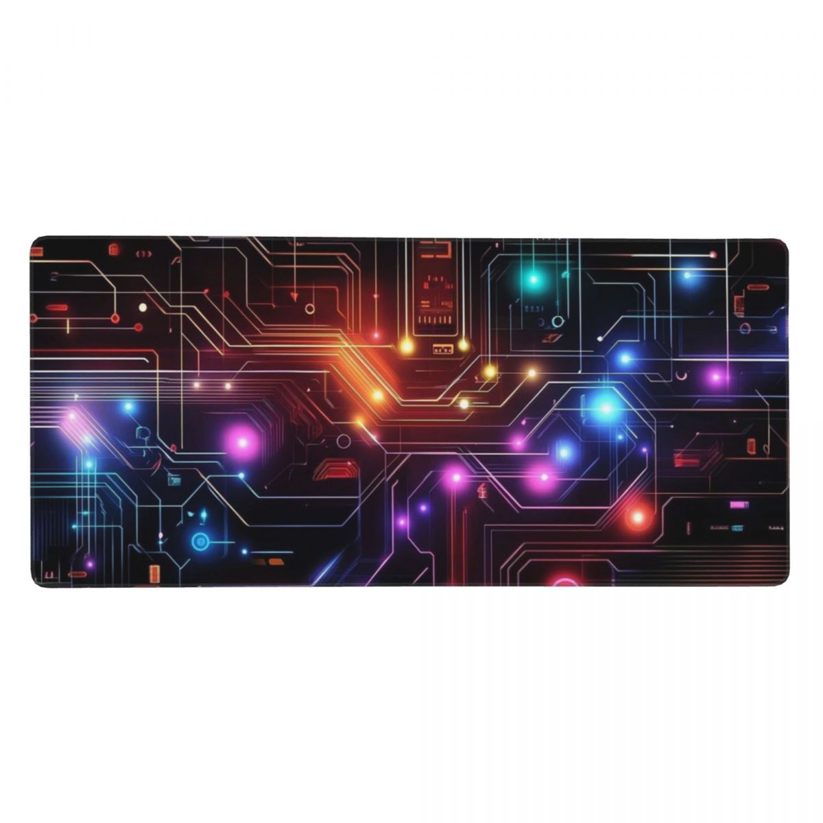 แผ่นรองเมาส์ขนาดใหญ่แบบวงจรไฮเ - Office Table Accessories Unique บทวิจารณ์และราคา