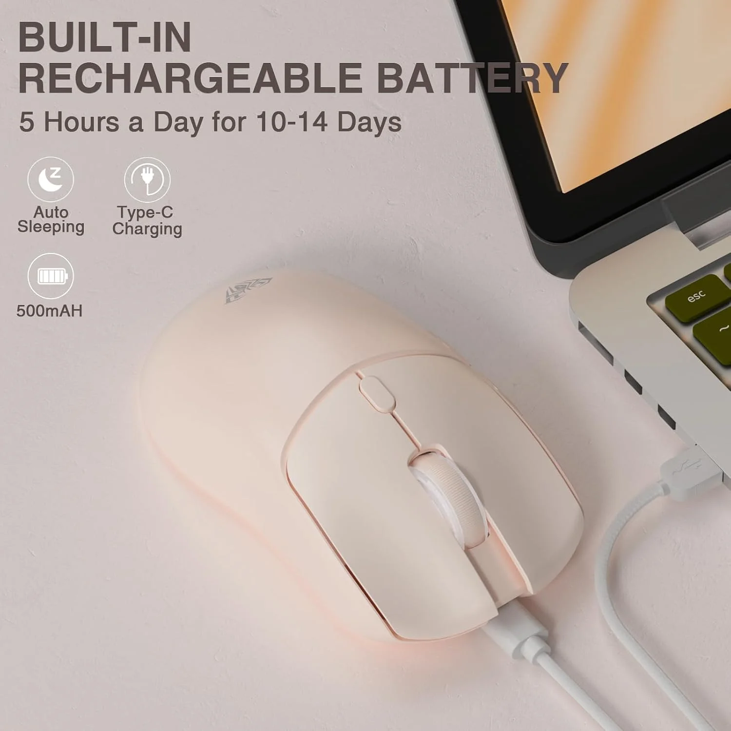 AULA SC580X ไตร-โหมดเมาส์เกมมิ - Laptop Tablet Accessories บทวิจารณ์และราคา