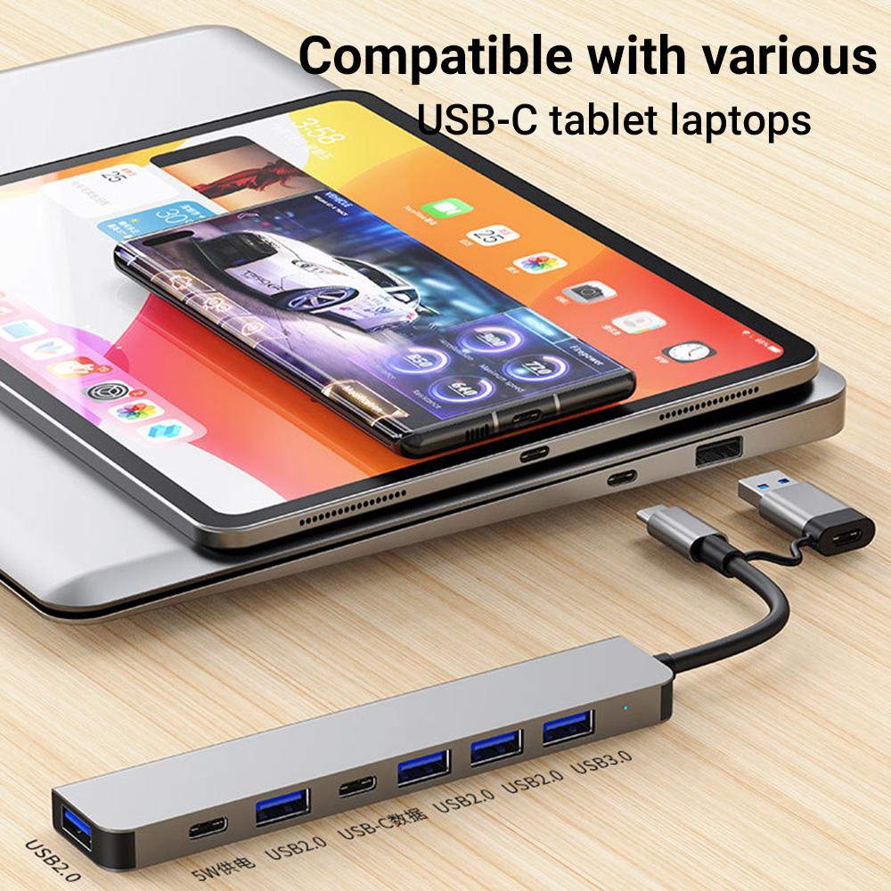 ฮับเชื่อมต่อ USB-C และ USB แบบ - Tablet Reading Accessories บทวิจารณ์และราคา