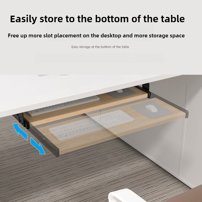 ถาดวางคีย์บอร์ดใต้โต๊ะพร้อมราง - Tablet Lap Desk บทวิจารณ์และราคา