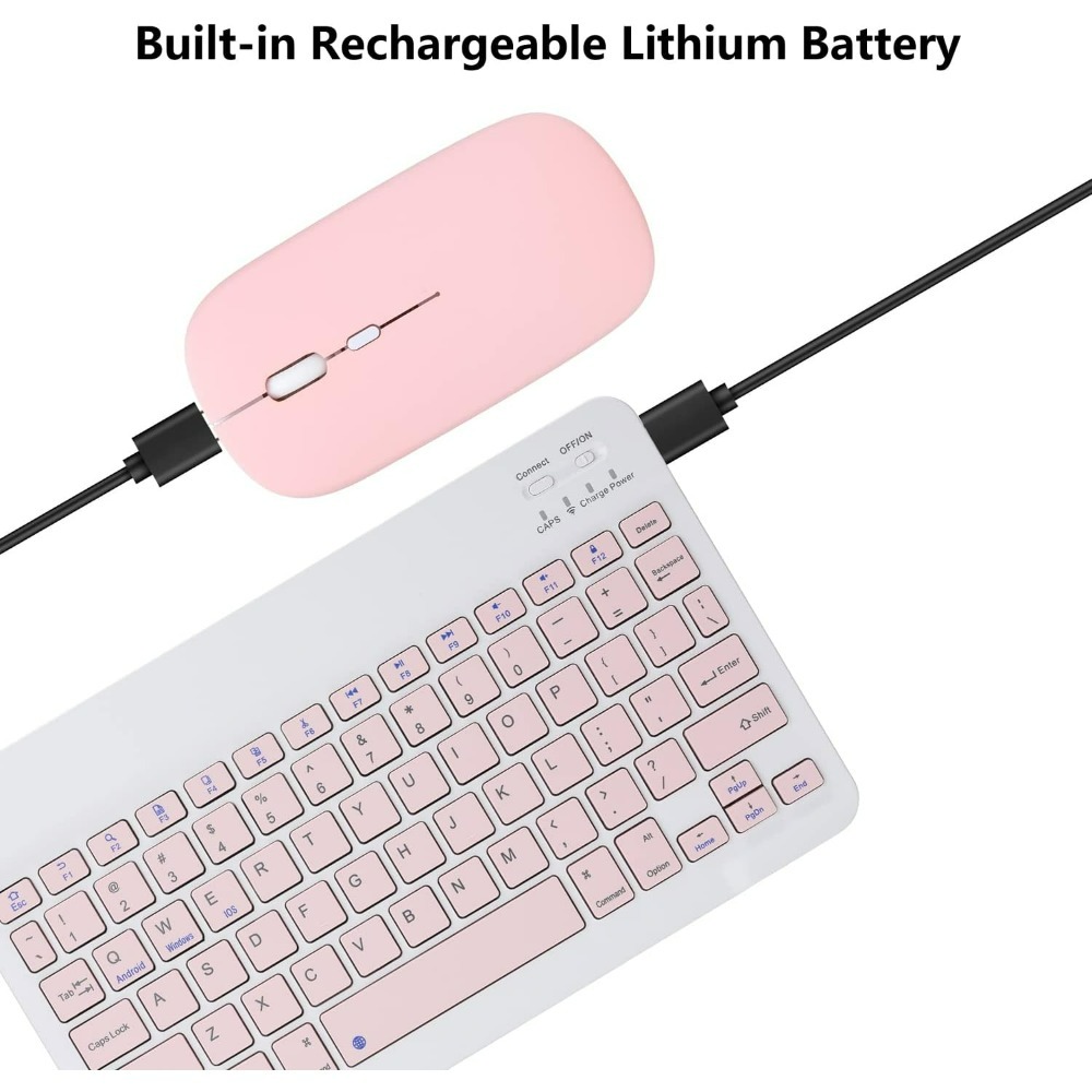 10 นิ้วคีย์บอร์ดไร้สายบลูทูธมิ - Tablet Accessories Samsung บทวิจารณ์และราคา