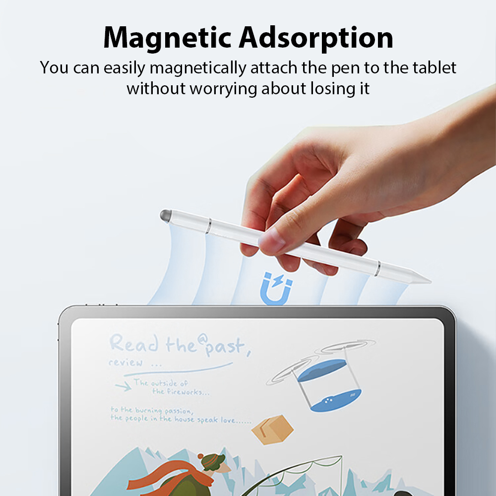 ปากกาสไตลัสแม่เหล็ก 3 in 1 สำห - Tablet Drawing Accessories บทวิจารณ์และราคา