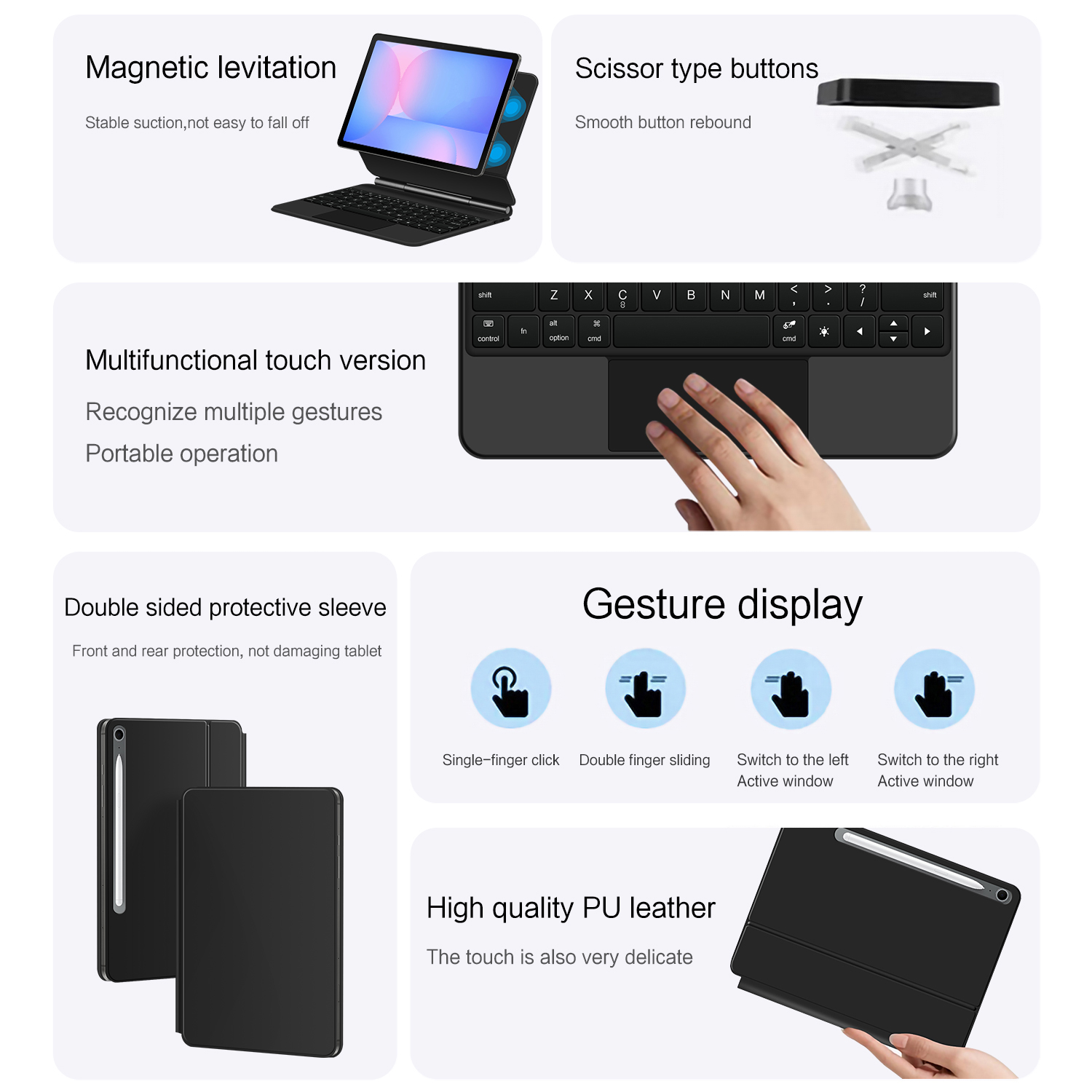 เมจิกคีย์บอร์ดสำหรับซัมซุง กาแ - Tablet Accessories Samsung บทวิจารณ์และราคา