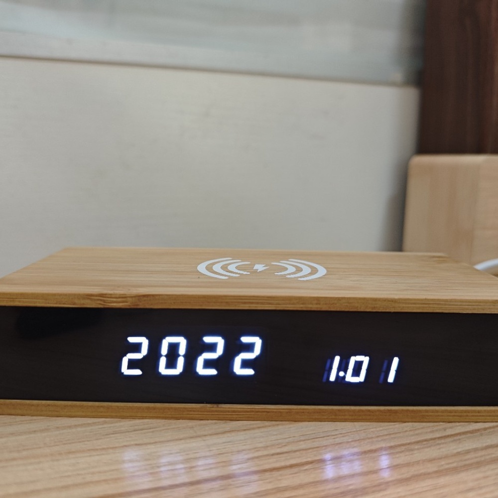 นาฬิกาดิจิตอลไม้ไผ่อเนกประสงค์ - Office Table Accessories Unique บทวิจารณ์และราคา