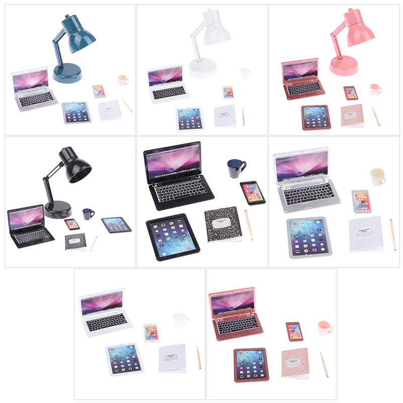 6/7ชิ้น/เซ็ต1:12บ้านตุ๊กตาขนาด - Tablet Accessories Kids บทวิจารณ์และราคา